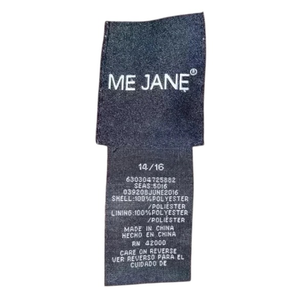 ME JANE Girls Animal Print Faux Fur Waist Length Coat——-Size 14/16 (GIRLS) - Picture 4 of 4